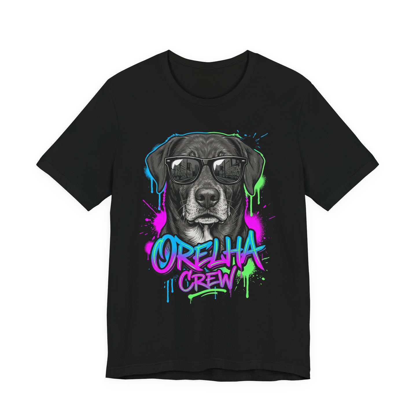 Dog Tribute T-Shirt — Hand-Drawn Sketch — dog lover apparel — Orelha's Legacy
