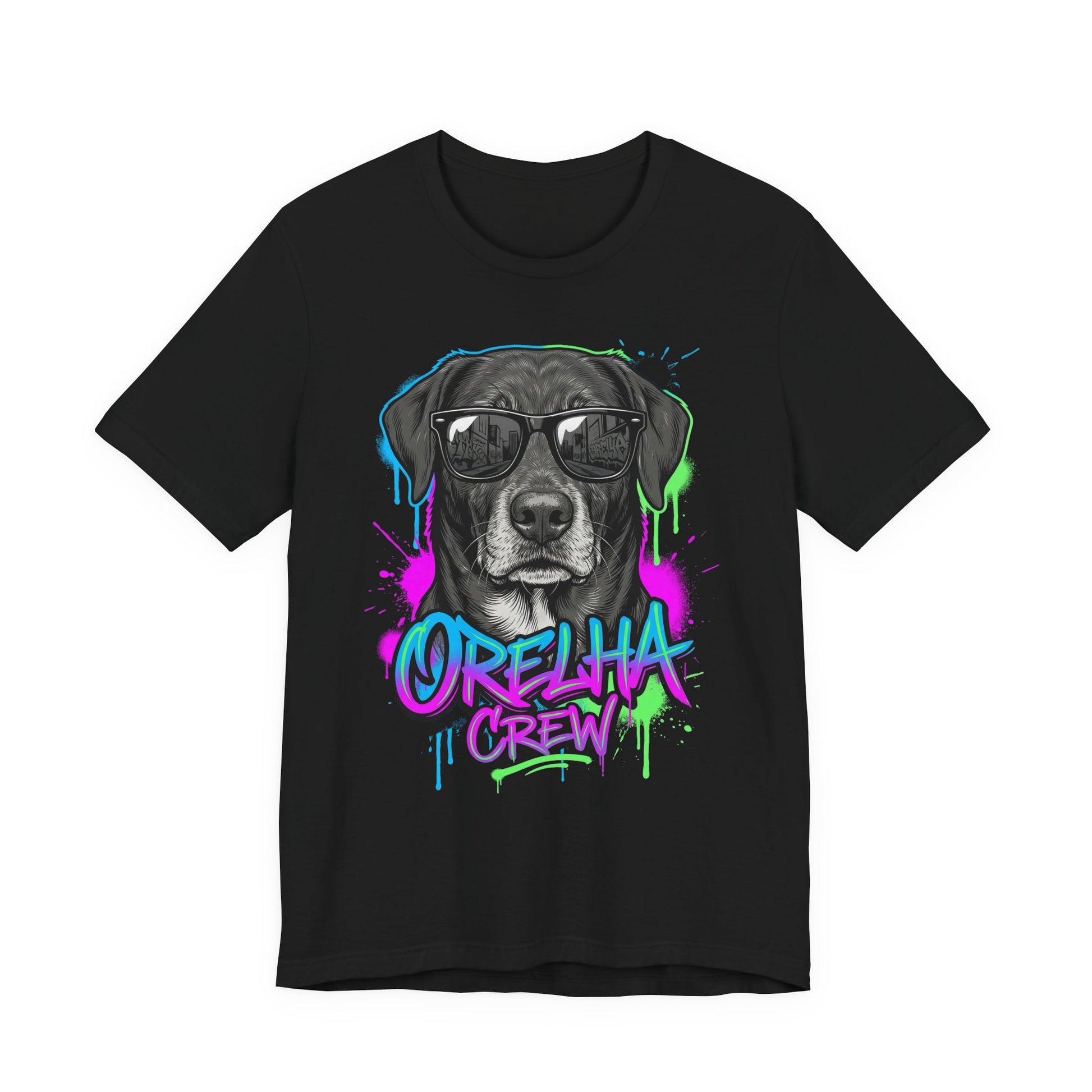 Dog Tribute T-Shirt — Hand-Drawn Sketch — dog lover apparel — Orelha's Legacy