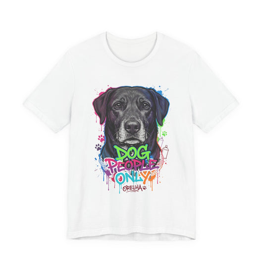 Minimalist Dog Portrait T-Shirt — Fine Line Art