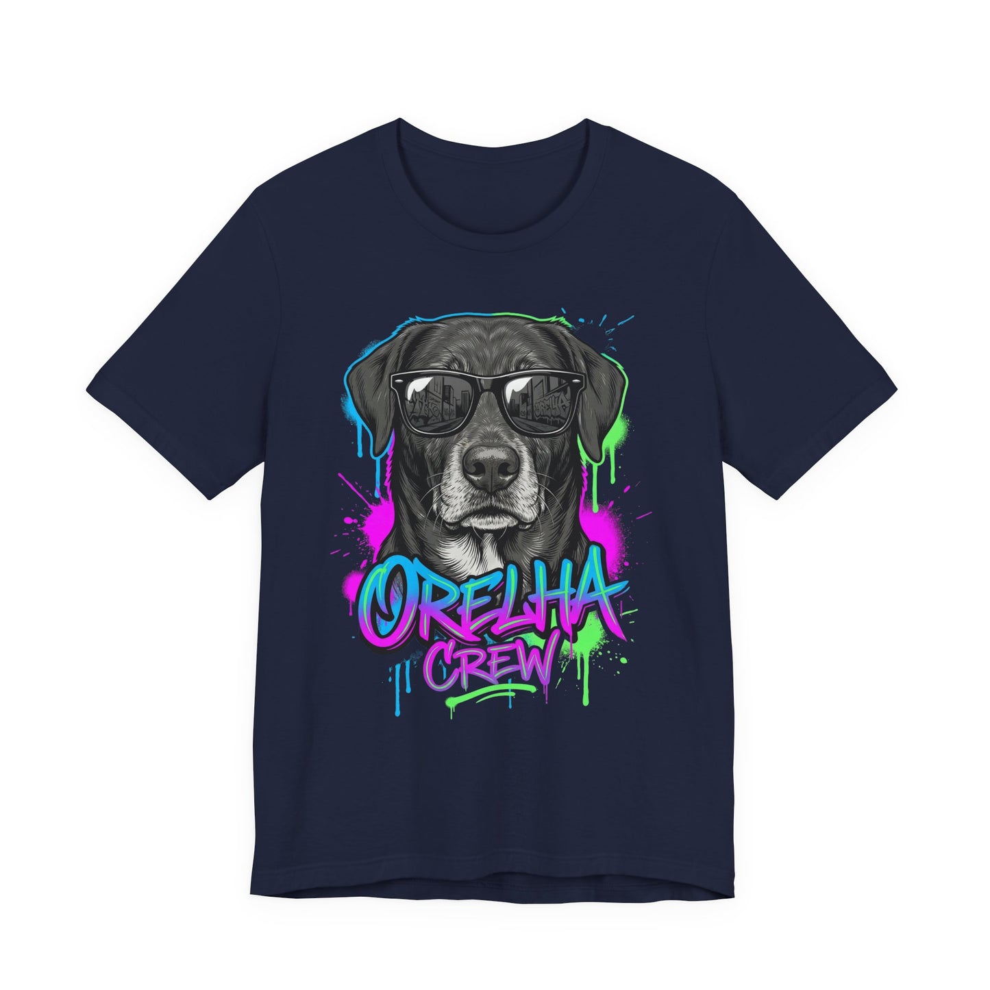 Dog Tribute T-Shirt — Hand-Drawn Sketch — dog lover apparel — Orelha's Legacy