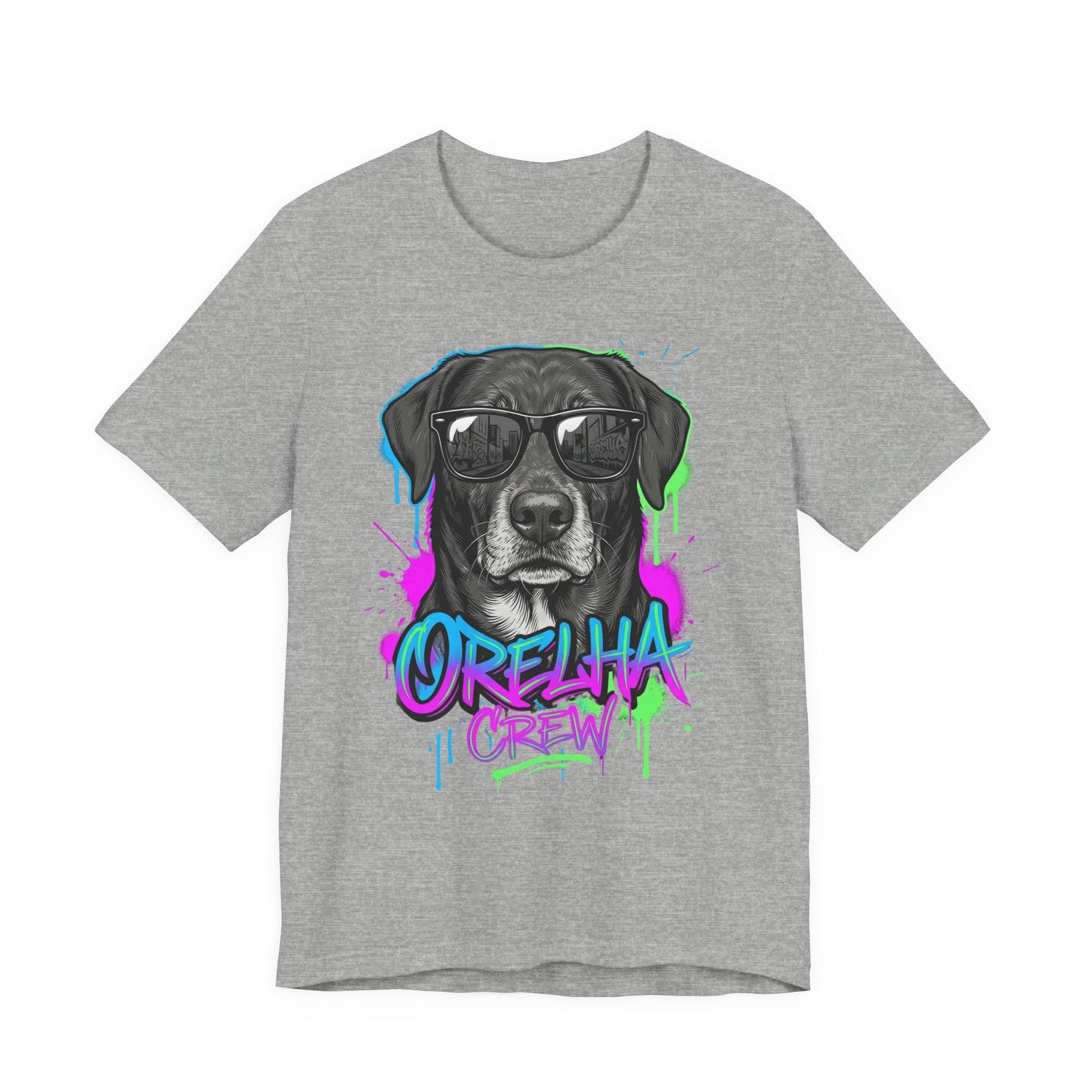 Dog Tribute T-Shirt — Hand-Drawn Sketch — dog lover apparel — Orelha's Legacy