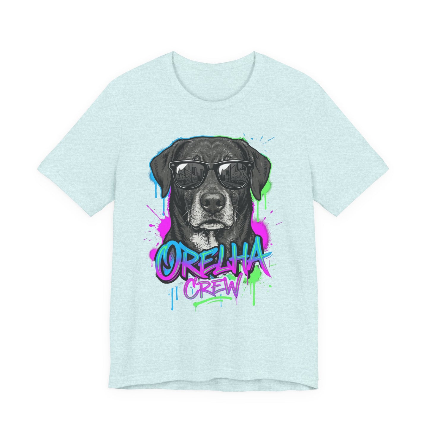 Dog Tribute T-Shirt — Hand-Drawn Sketch — dog lover apparel — Orelha's Legacy